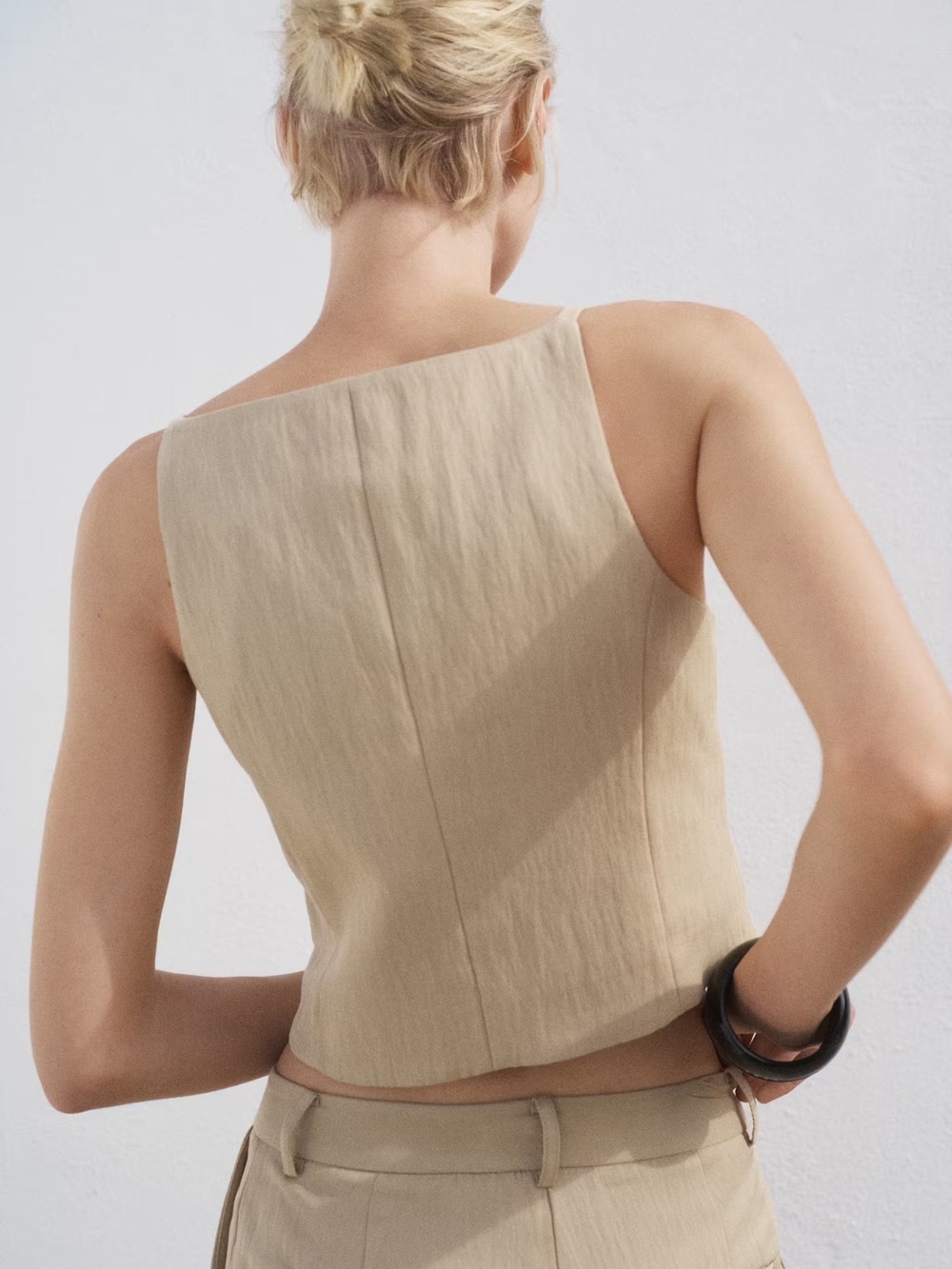 Mango Lyocell Suit Vest - Picture 2 of 11